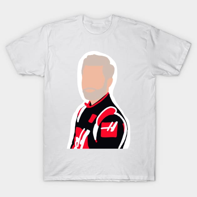 Kevin Magnussen for Haas T-Shirt by royaldutchness